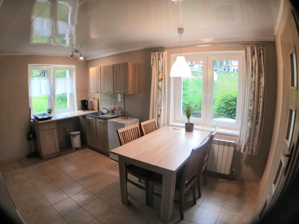 Kitchen or kitchenette, Seating area, Dining area, pet friendly