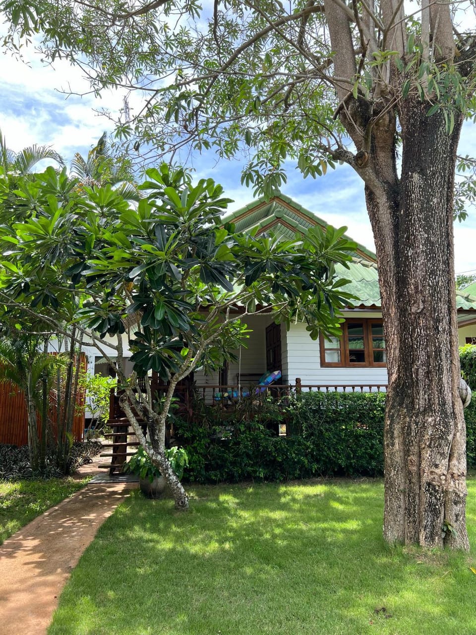 Property building, Garden view