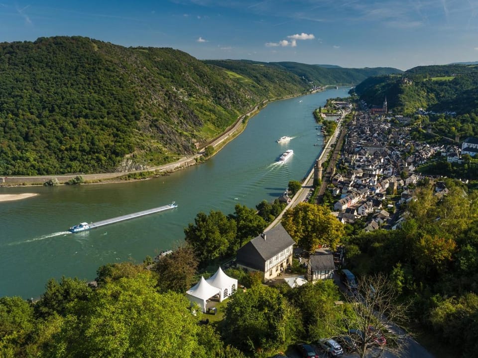 Natural landscape, Summer, On site, City view, River view