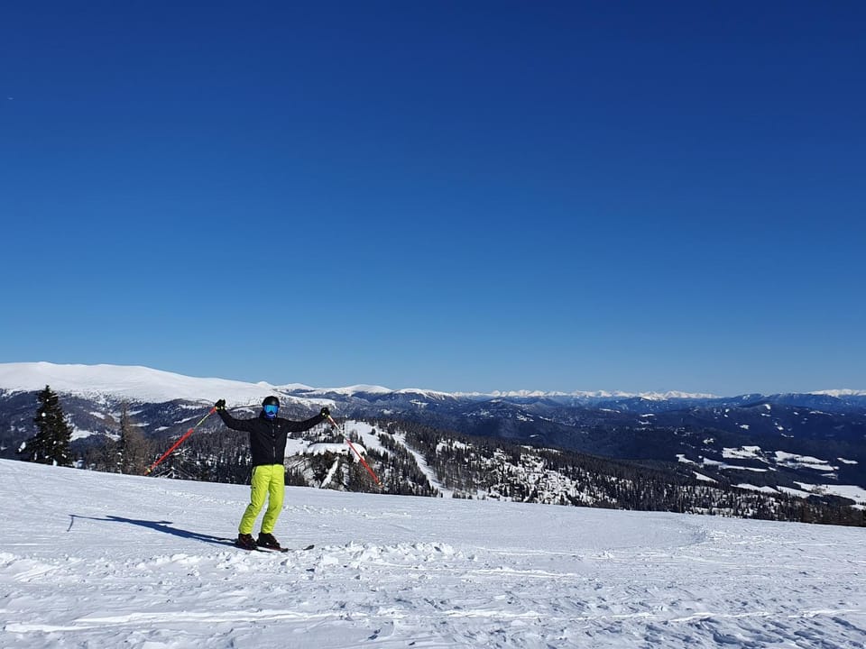 Winter, Skiing