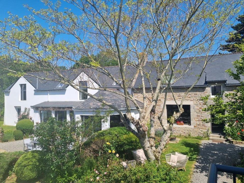Property building, Spring, Day, Garden