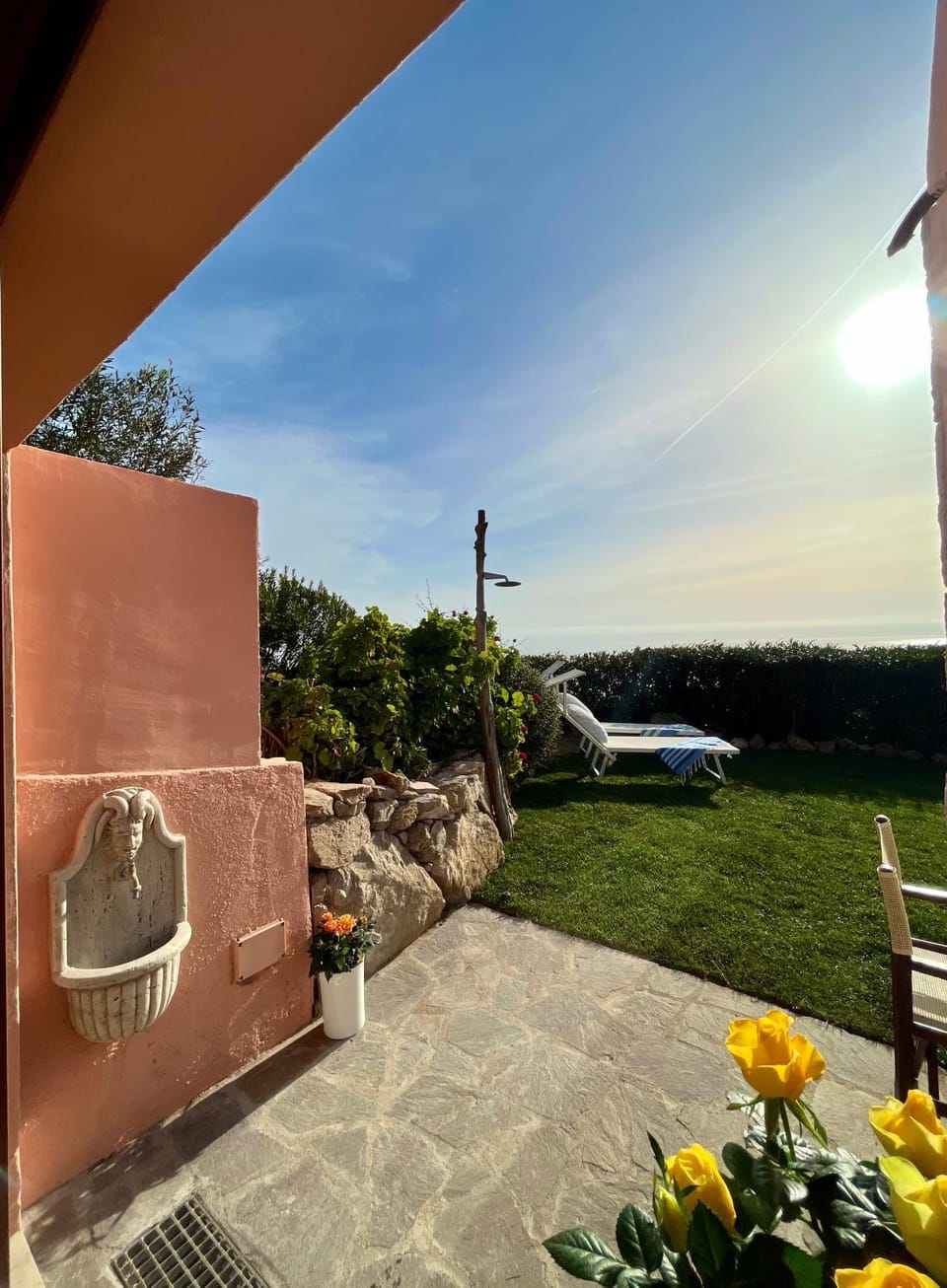 Day, Natural landscape, Garden, View (from property/room), Balcony/Terrace, Garden view, Sea view