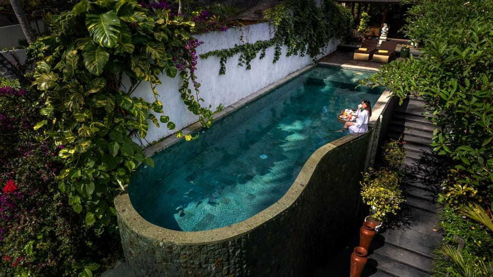 Natural landscape, Pool view, Swimming pool