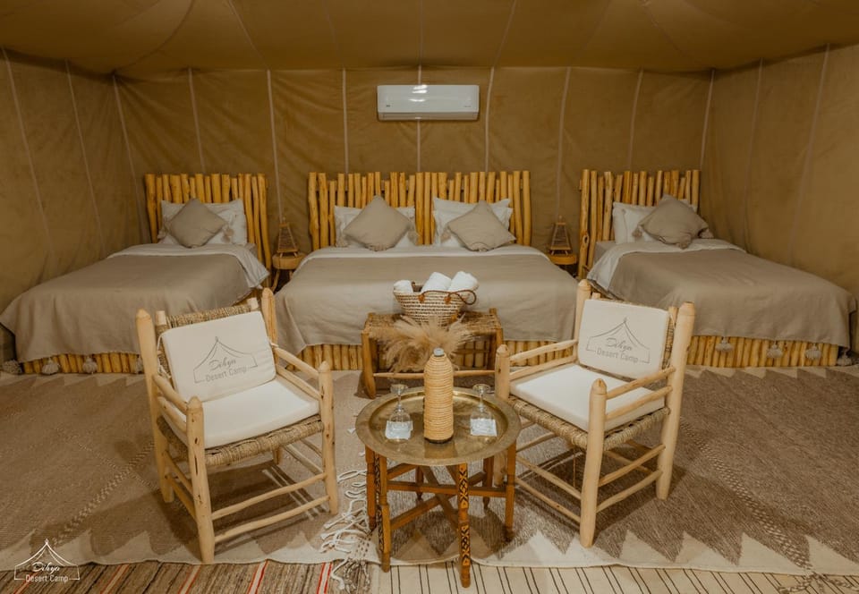 Bed, air conditioner
