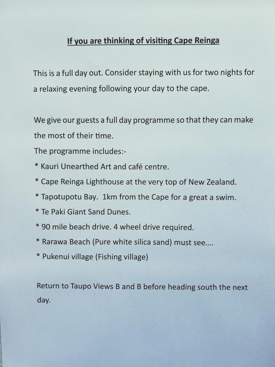 Taipa Views Bed & Breakfast Bed and Breakfast in Northland