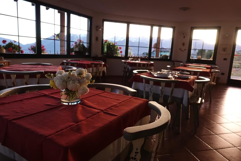 Dining area, Autumn, Landmark view, Mountain view, Sunset