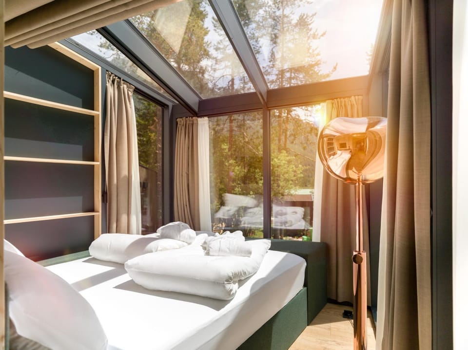 Skyview Chalets am Camping Toblacher See Chalet in Trentino-South Tyrol