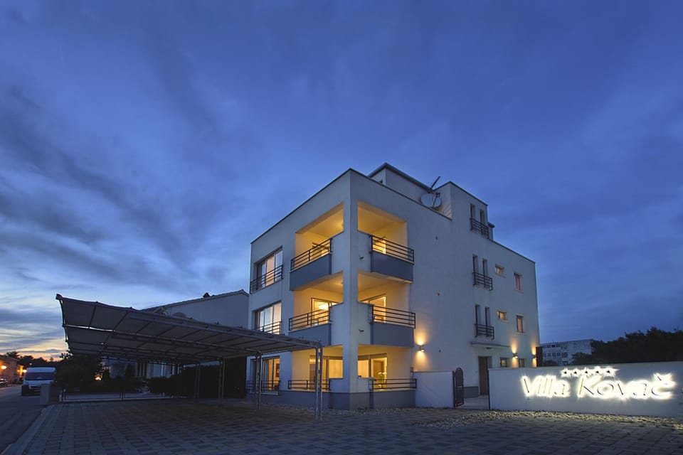 Property building, Sunset