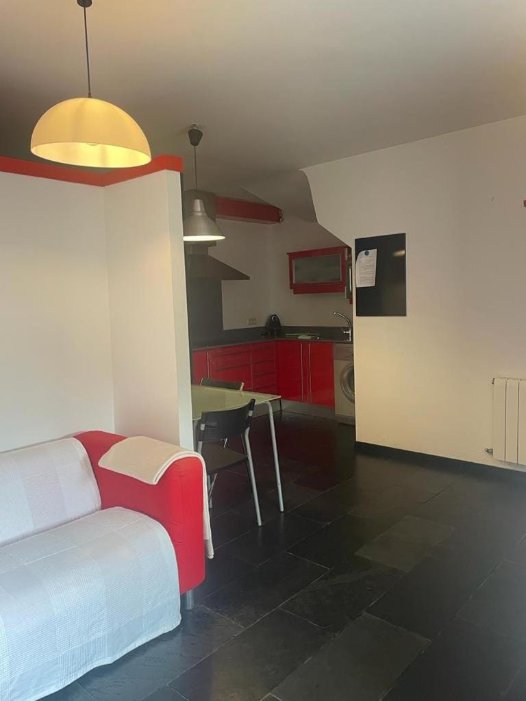 Kitchen or kitchenette, Living room, Seating area