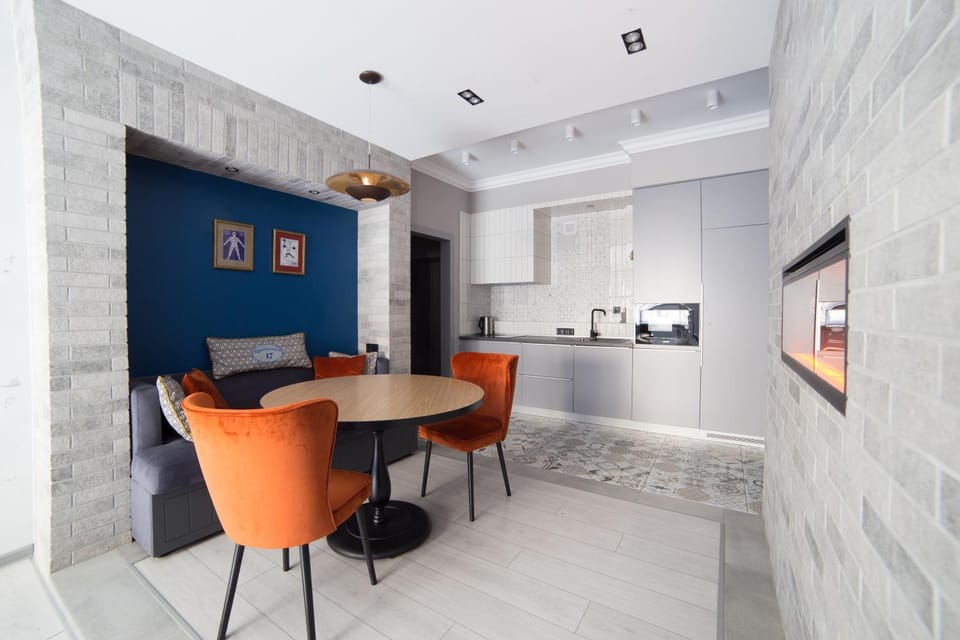 Kitchen or kitchenette, Living room
