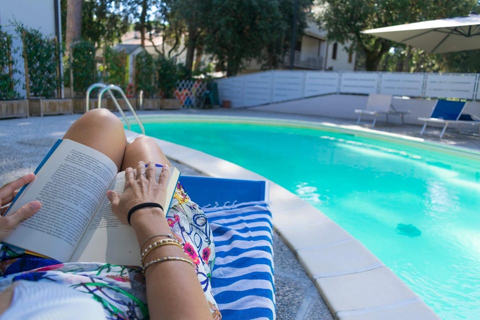 Pool view, Swimming pool, Swimming pool, sunbed