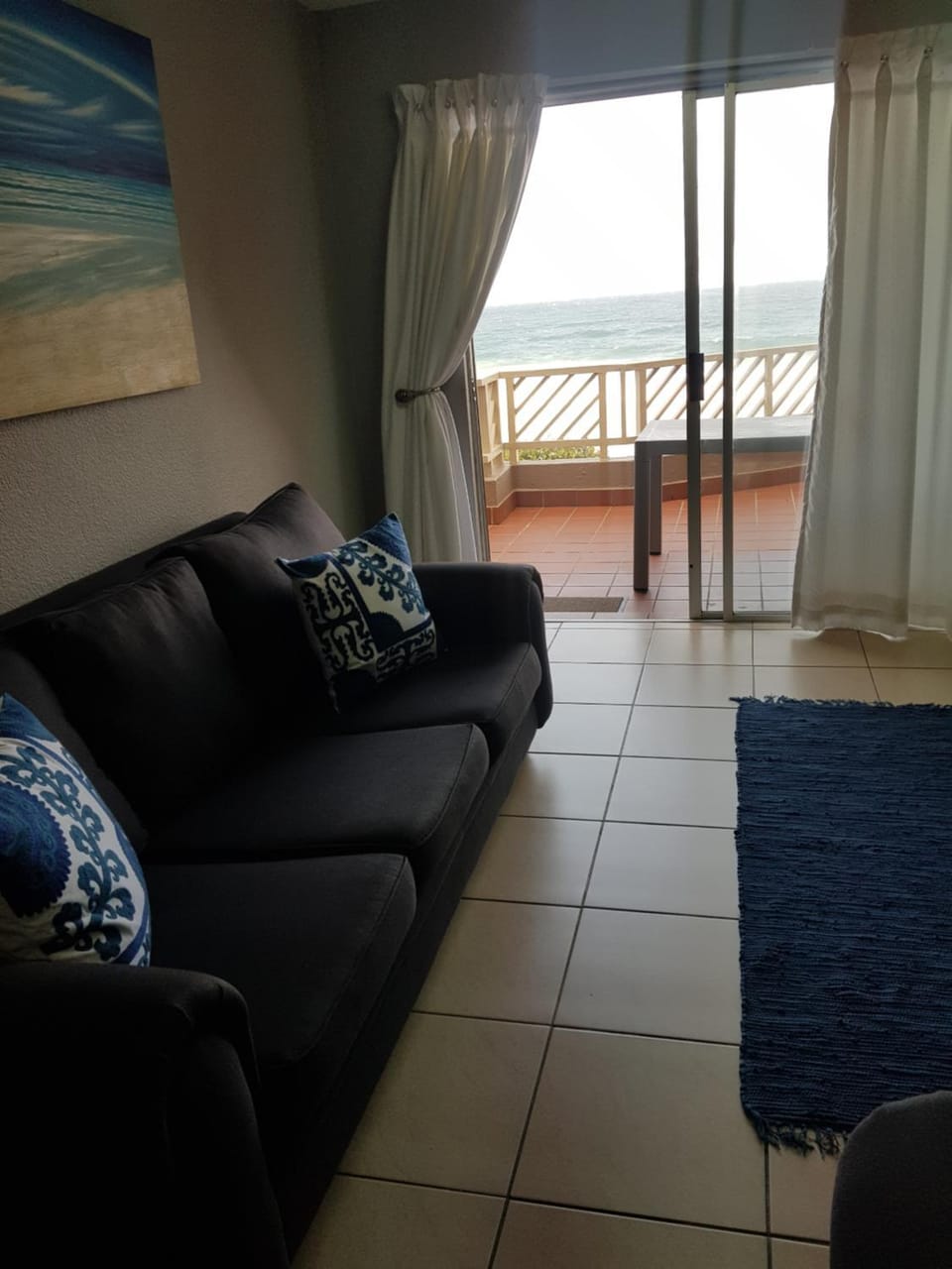 View (from property/room), Balcony/Terrace, Living room, Seating area, Sea view