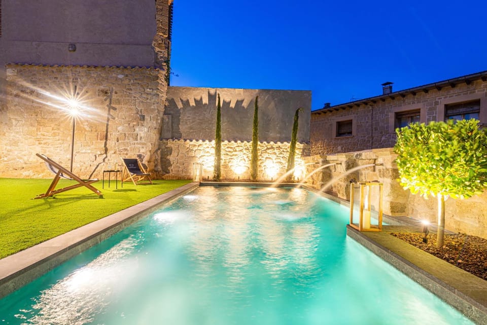 Night, Swimming pool