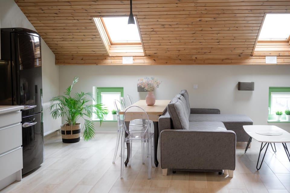 Kitchen or kitchenette, Living room, Seating area, Dining area, pet friendly