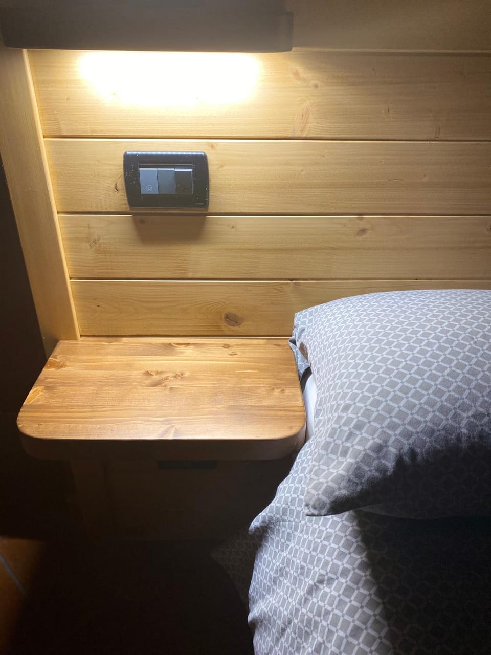 Bed, Night, Bedroom, On site