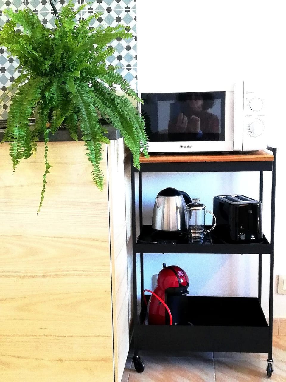 Kitchen or kitchenette, Decorative detail