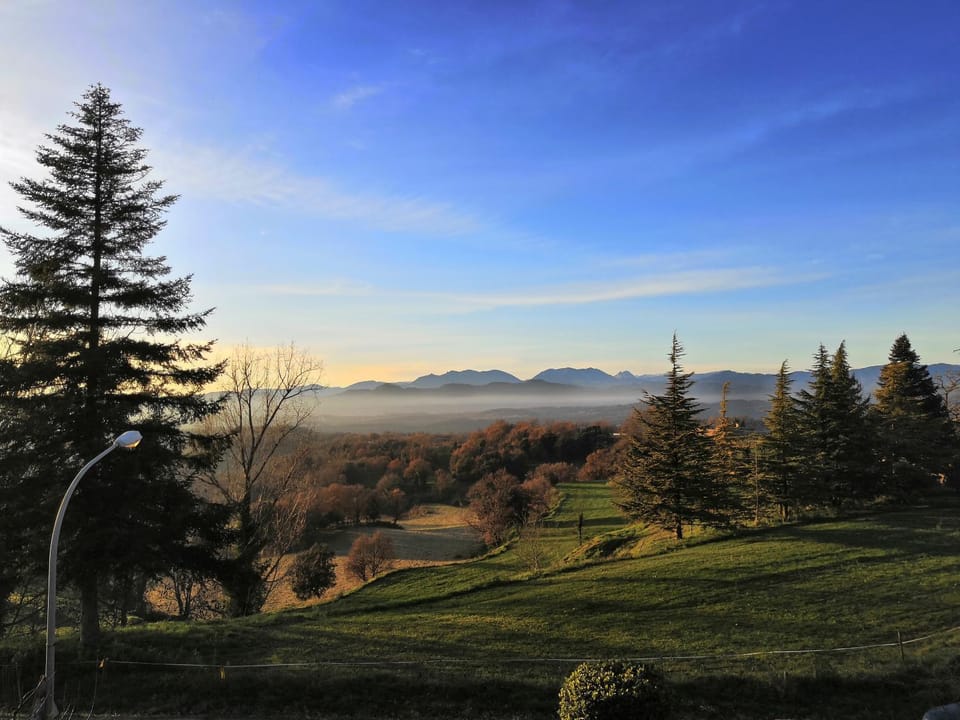 Garden view, Mountain view