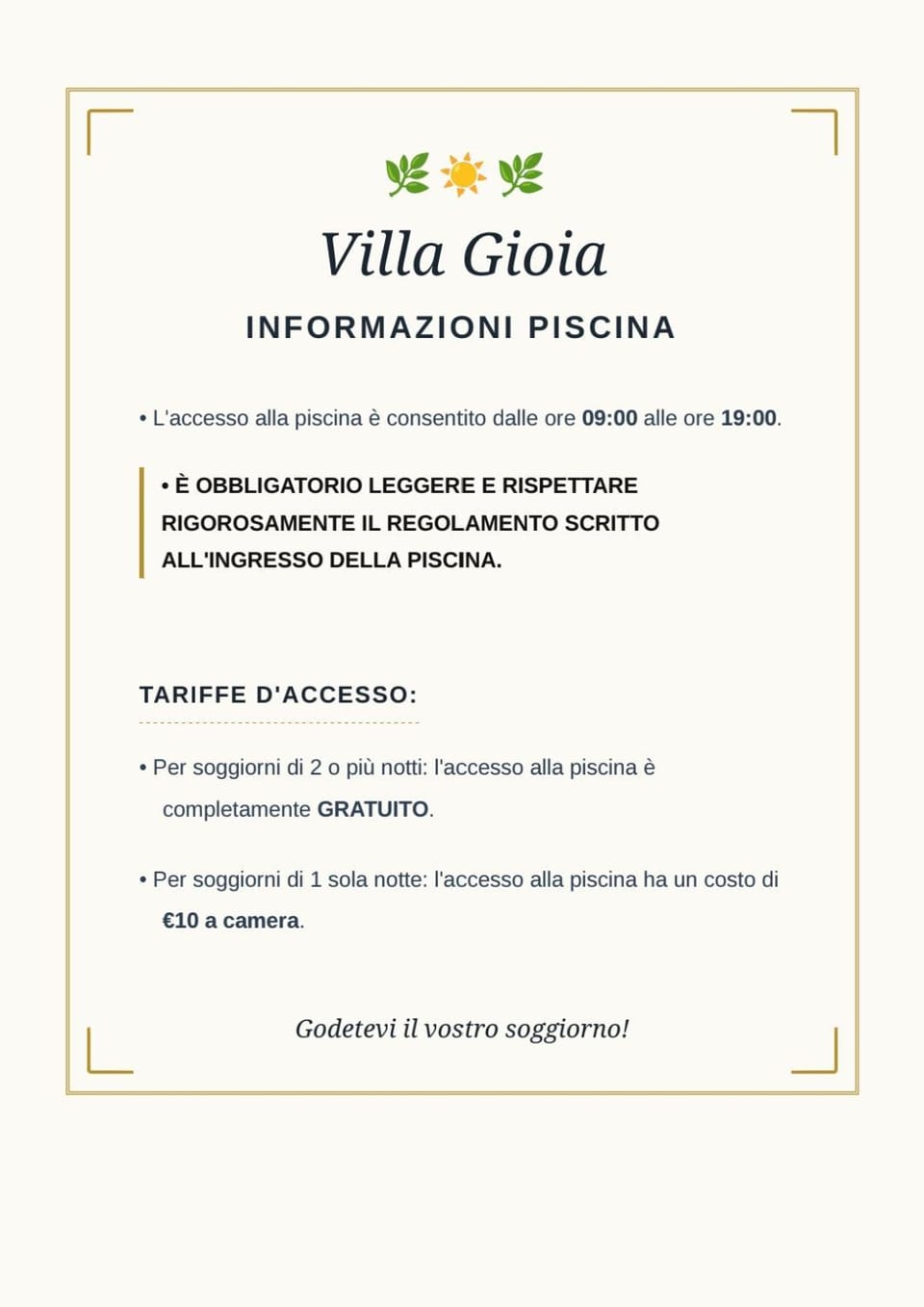 Property logo or sign, Logo/Certificate/Sign, Text overlay, Swimming pool, Certificate/Award