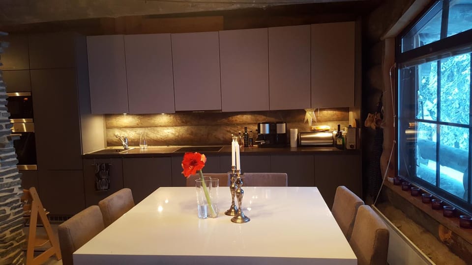 Kitchen or kitchenette, Dining area