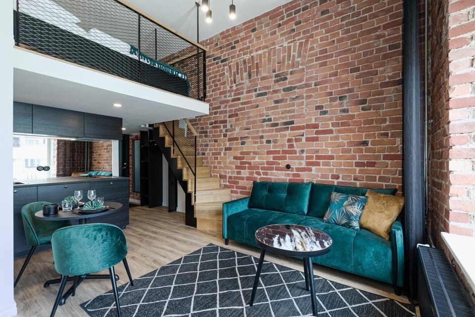 Kitchen or kitchenette, Living room, Photo of the whole room, Seating area, Dining area, Street view