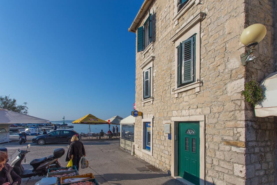 Seafront apartment in historical Cippico castle Apartment in Šibenik-Knin County, Croatia