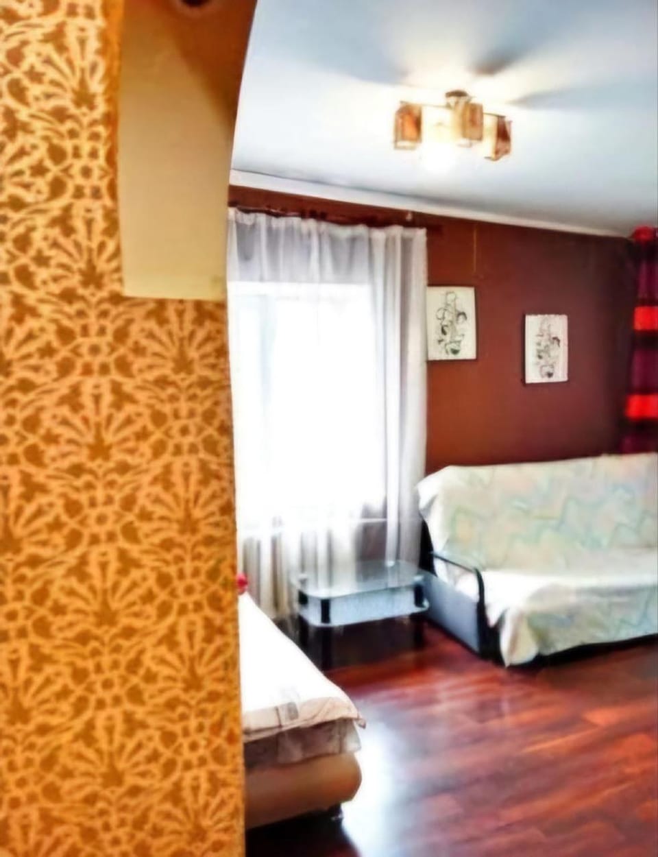 2 та 1кім Апарти зі Світом! великим ліжком та ванною район 16 лікарні Apartment in Dnipro