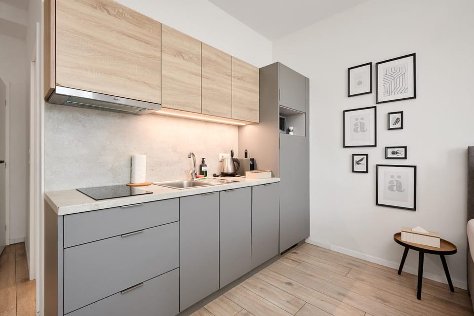 Kitchen or kitchenette, kitchen
