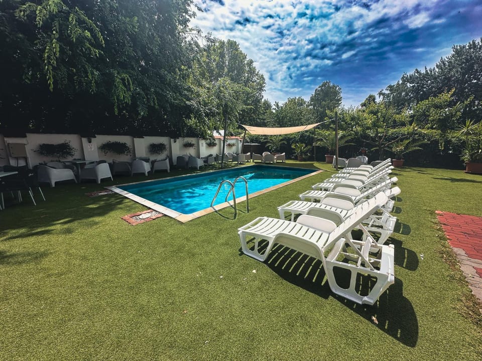 Swimming pool, Inner courtyard view, sunbed