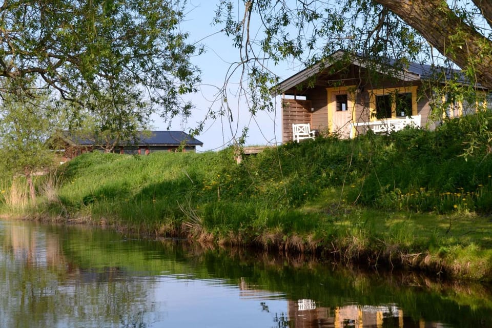 Property building, Natural landscape, River view