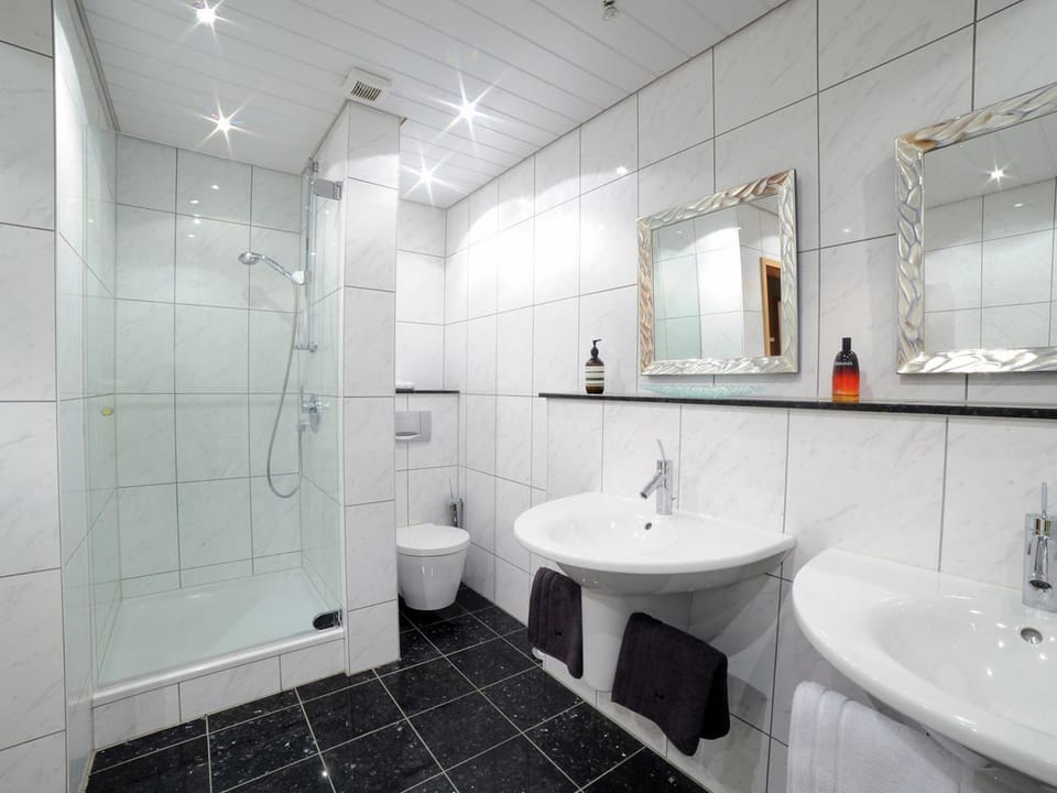 Bathroom, Living room