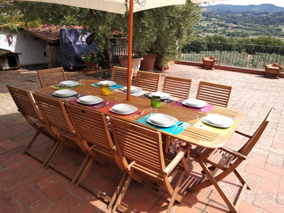 Patio, Day, Natural landscape, View (from property/room), Balcony/Terrace, Food and drinks, Banquet/Function facilities, Dining area, Food, Mountain view