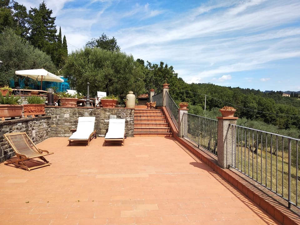 Patio, Spring, Day, Natural landscape, View (from property/room), Balcony/Terrace, sunbed