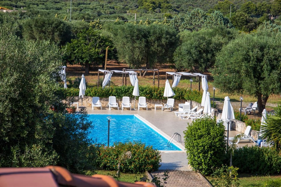 Spring, Day, Natural landscape, Garden, Garden view, Pool view, Swimming pool, sunbed