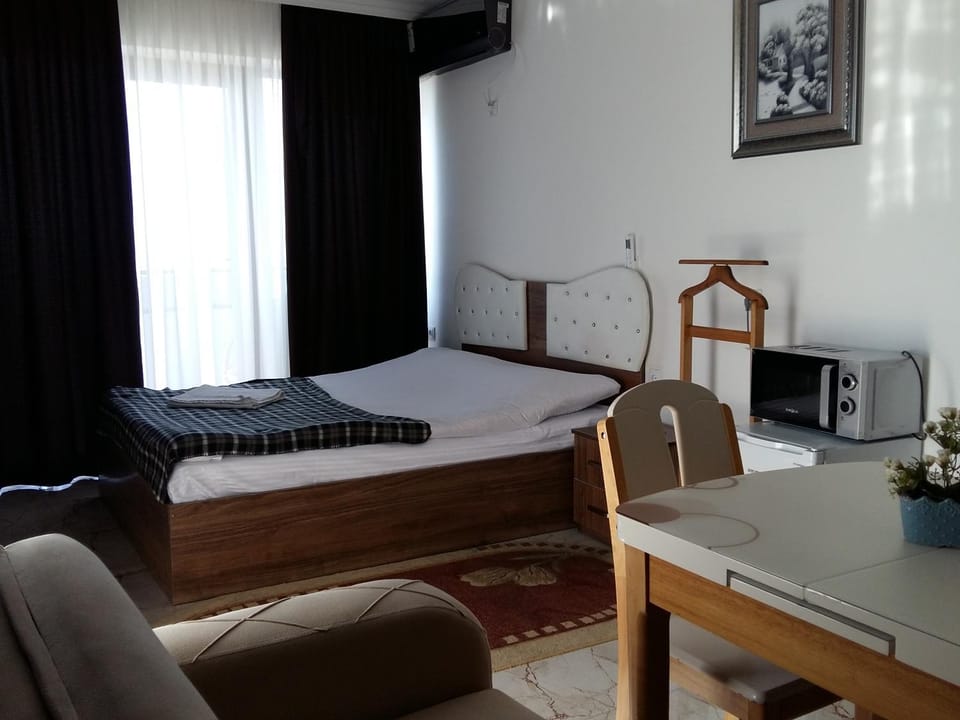 Kitchen or kitchenette, Living room, Bedroom