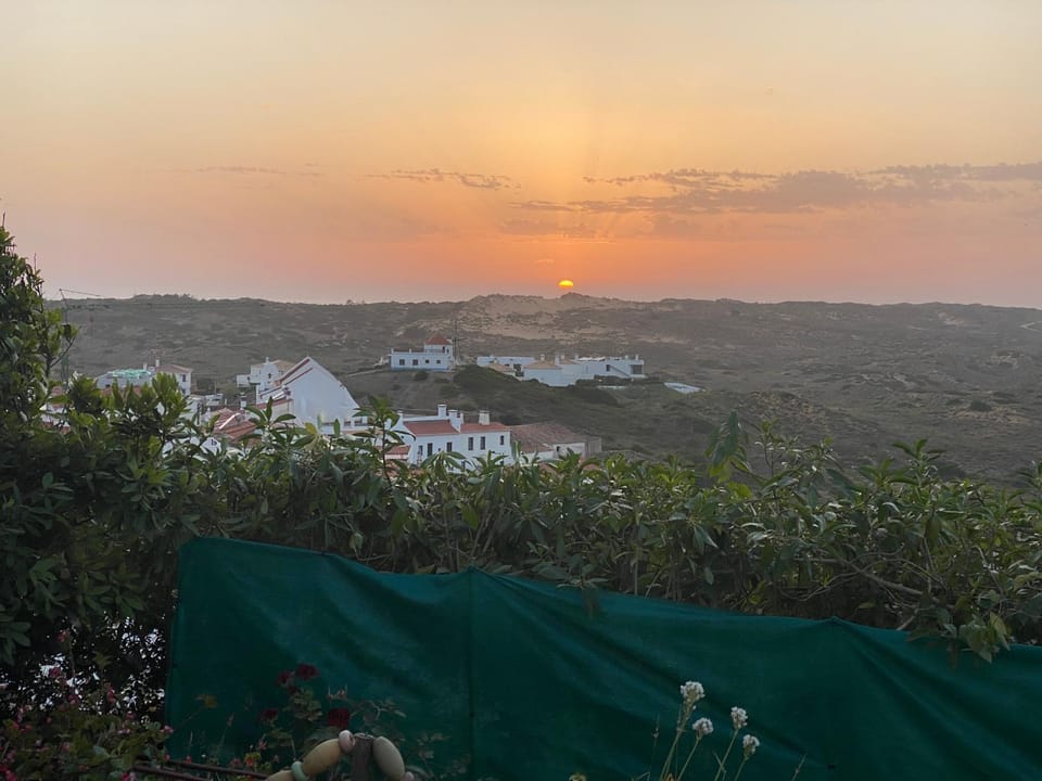 Natural landscape, Garden, View (from property/room), Garden view, Garden view, Sea view, Sunset