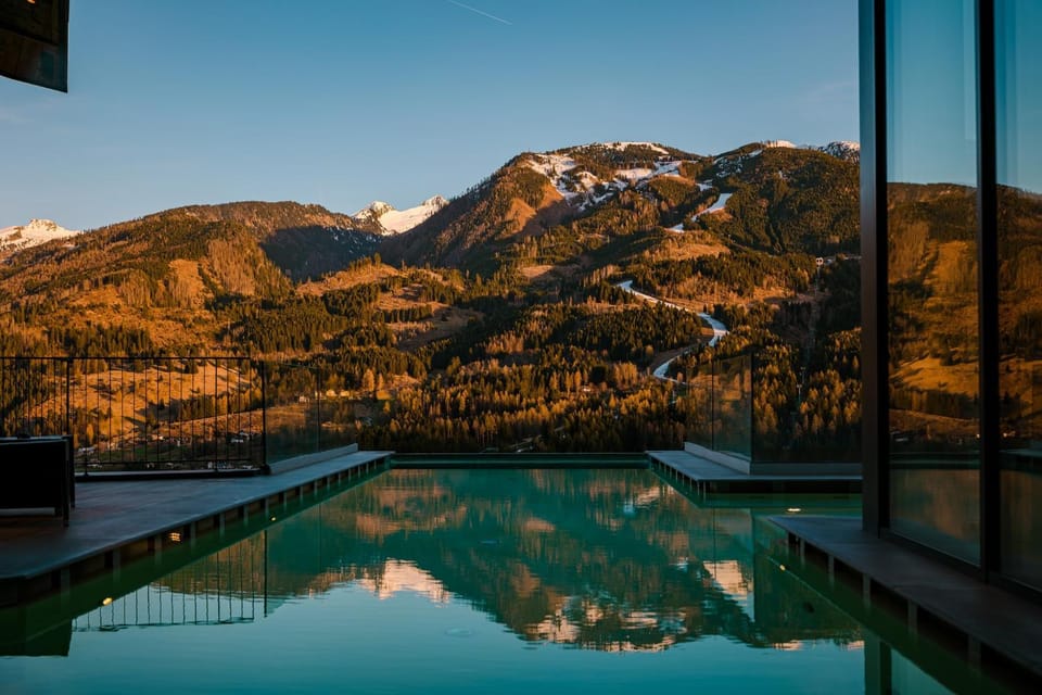 Hot Tub, Spa and wellness centre/facilities, Mountain view, Pool view, Swimming pool, Open Air Bath, Bath