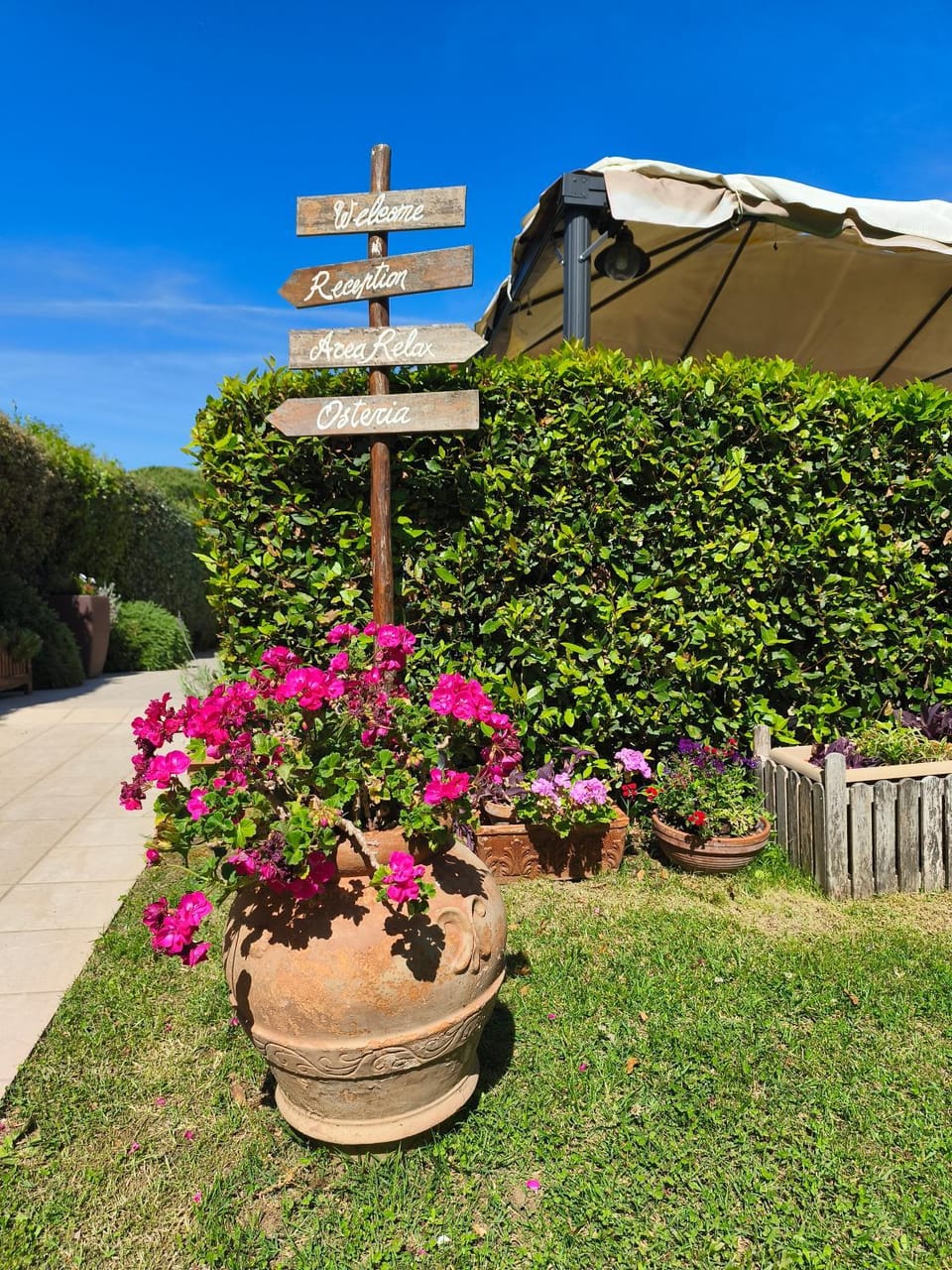 Property building, Garden
