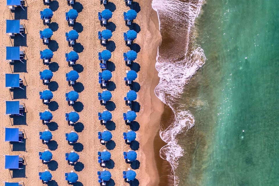 Day, Bird's eye view, Beach