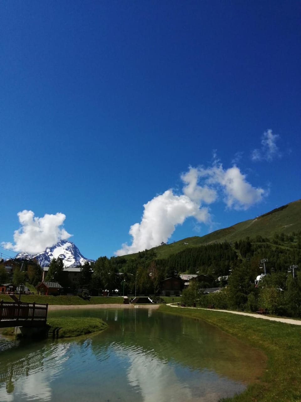 Natural landscape, Lake view