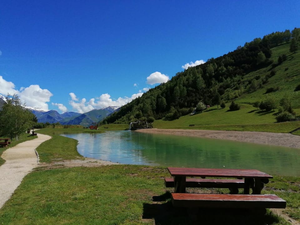 Natural landscape, Lake view