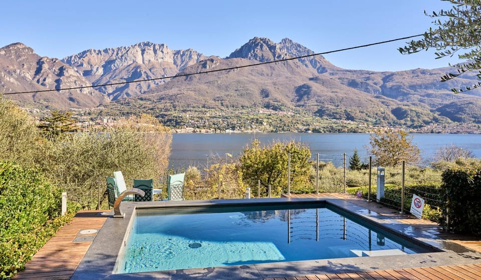 Nearby landmark, Day, Natural landscape, Lake view, Mountain view, Pool view, Swimming pool