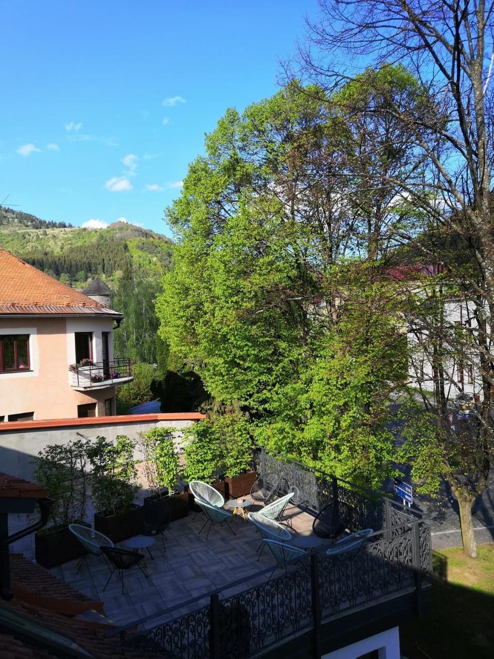 Natural landscape, Balcony/Terrace, Mountain view