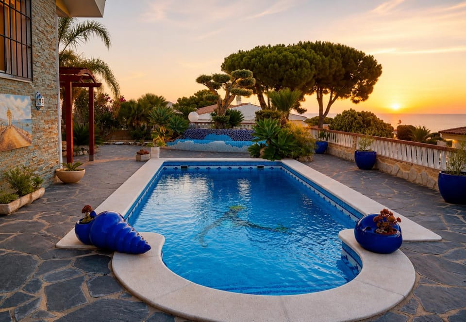 Pool view, Swimming pool