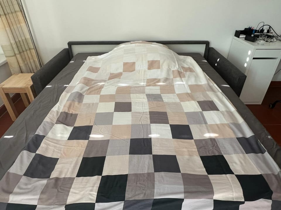 Bed, Living room