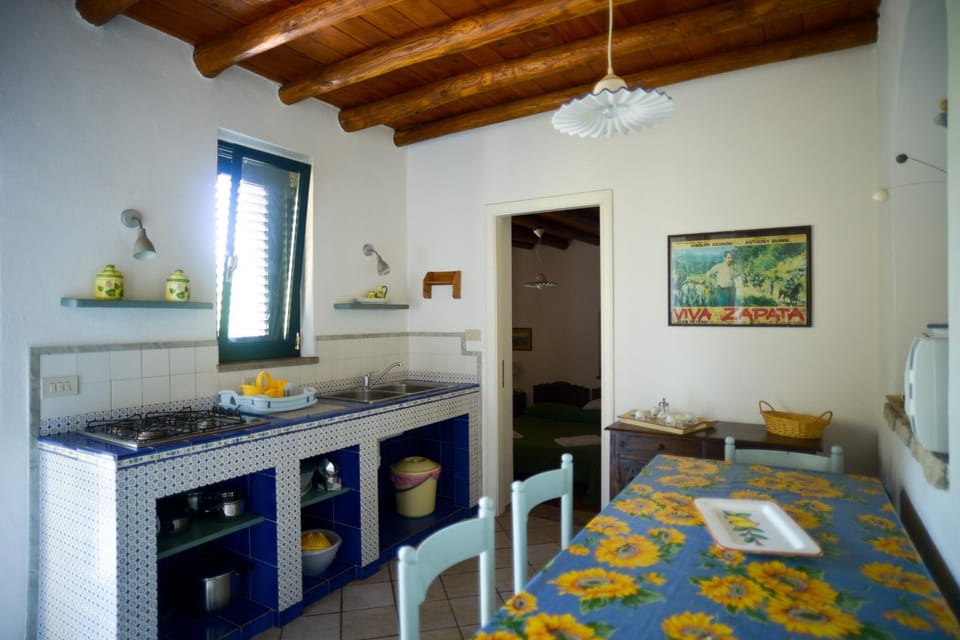 Kitchen or kitchenette, Dining area, stove