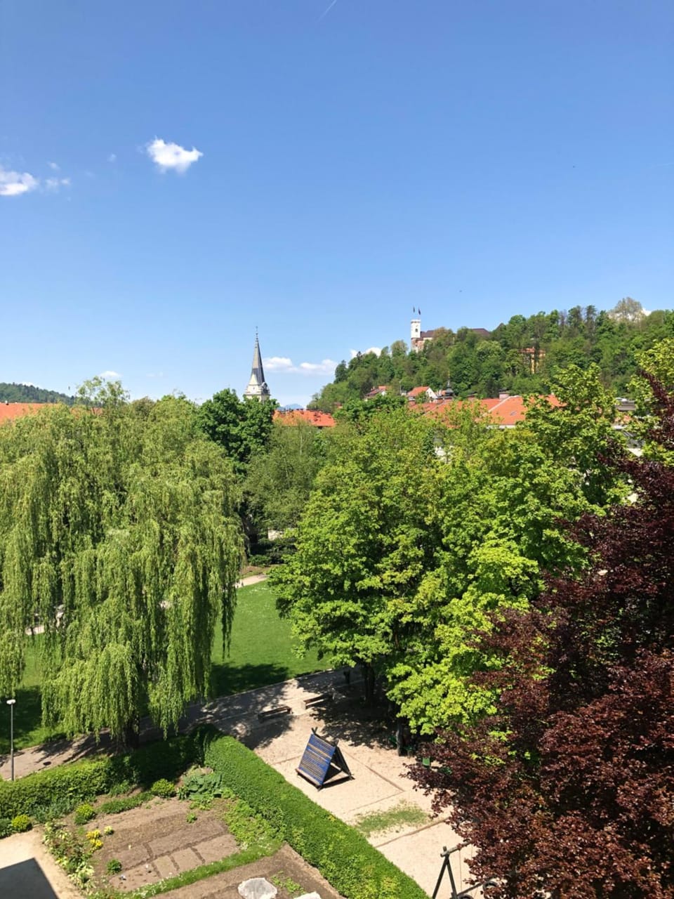 City view, Garden view
