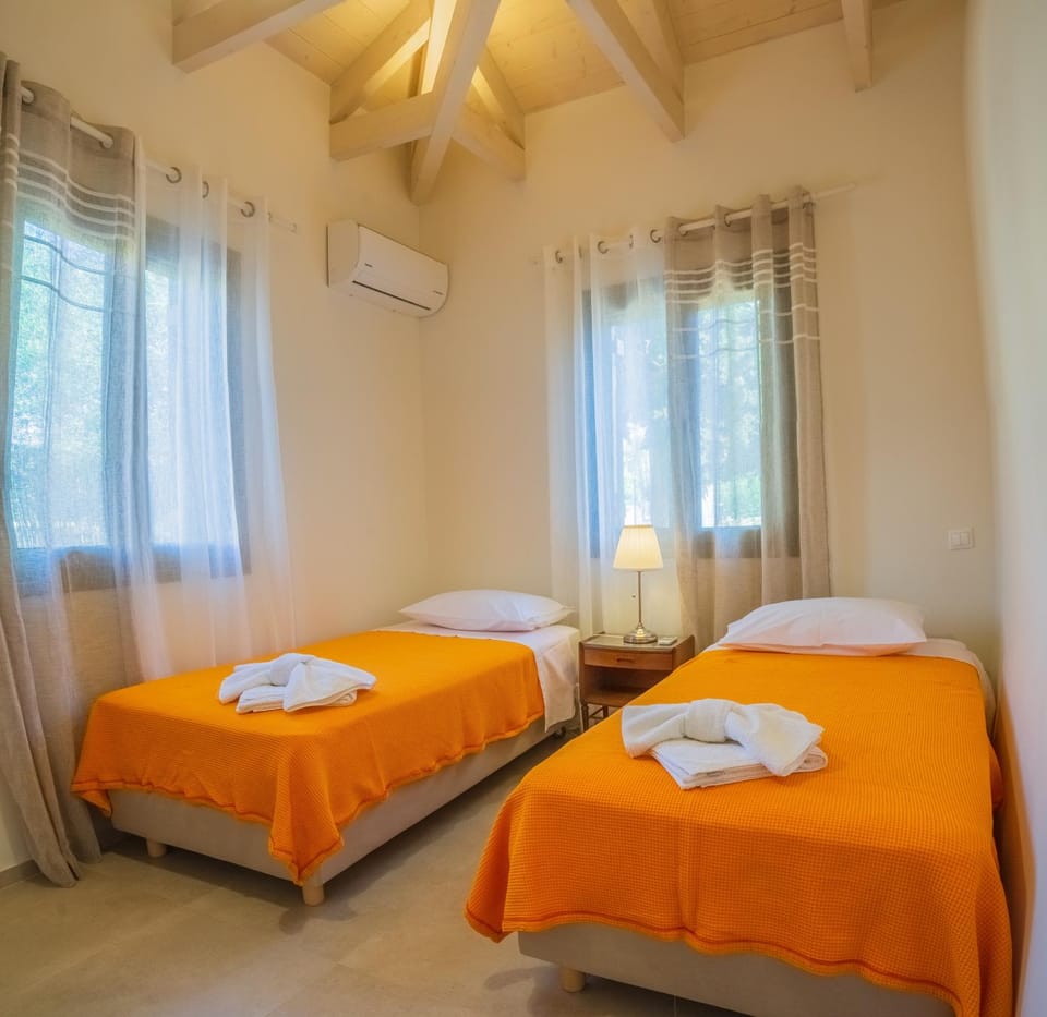 Bed, air conditioner