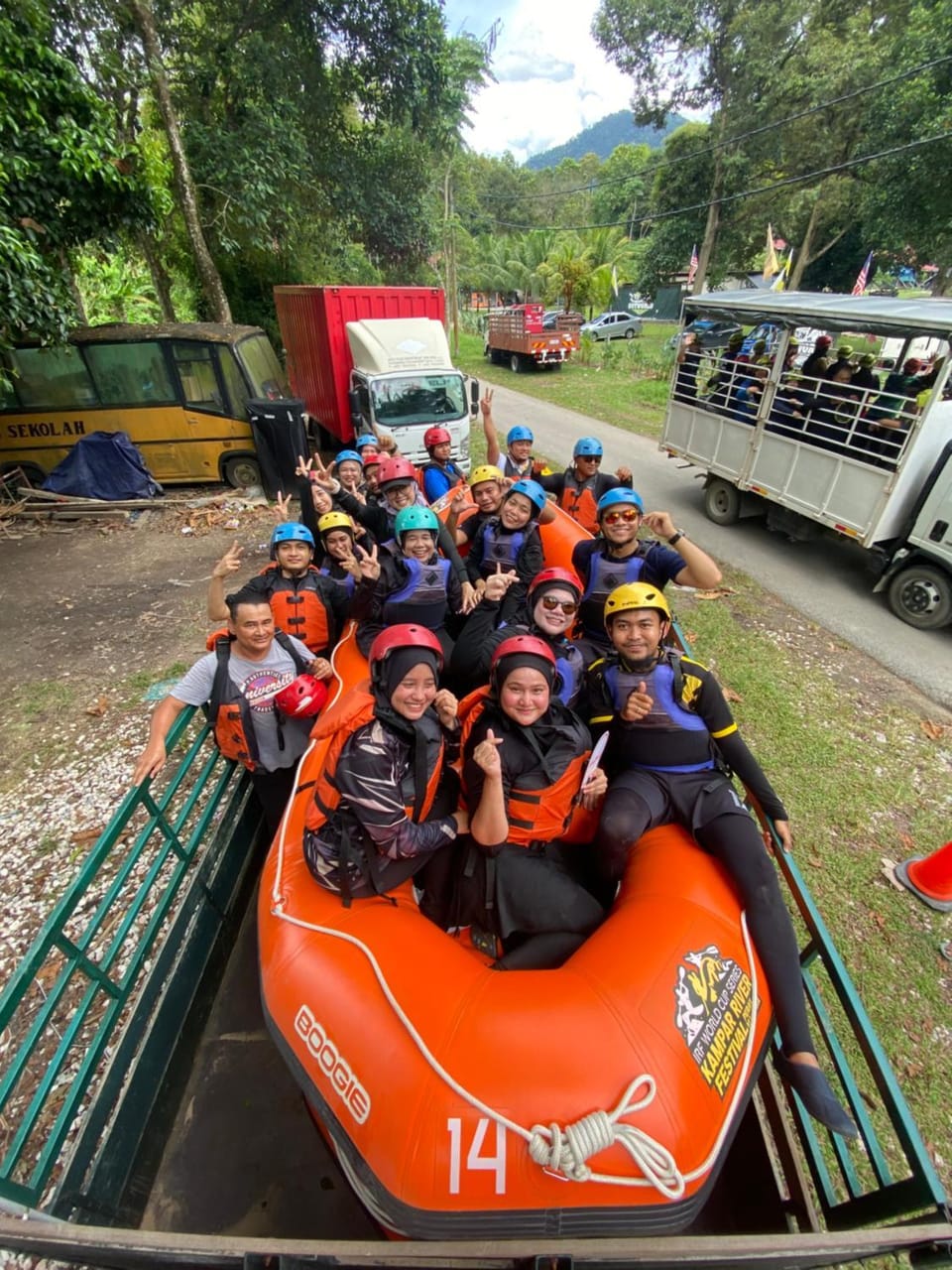 Day, People, group of guests, shuttle