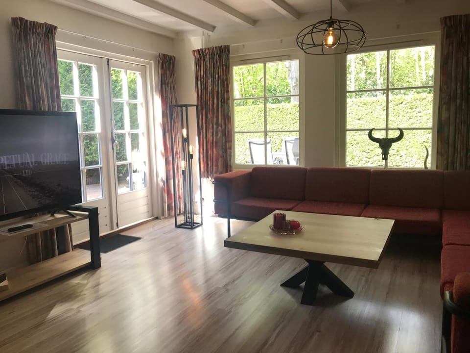 TV and multimedia, Living room, Seating area, Garden view