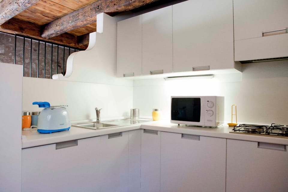 Kitchen or kitchenette, dishwasher, minibar, stove, toaster